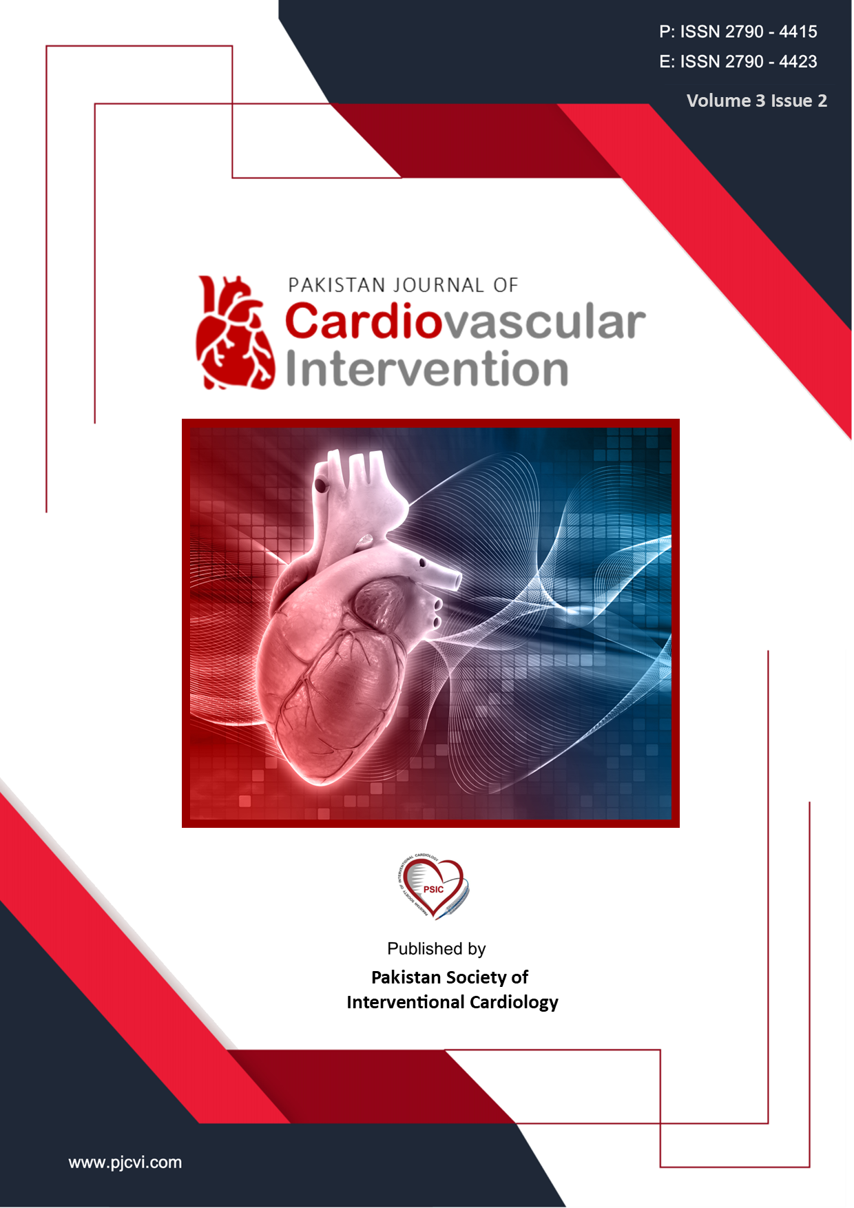 					View Vol. 3 No. 2 (2023): Pakistan Journal of Cardiovascular Interventions
				
